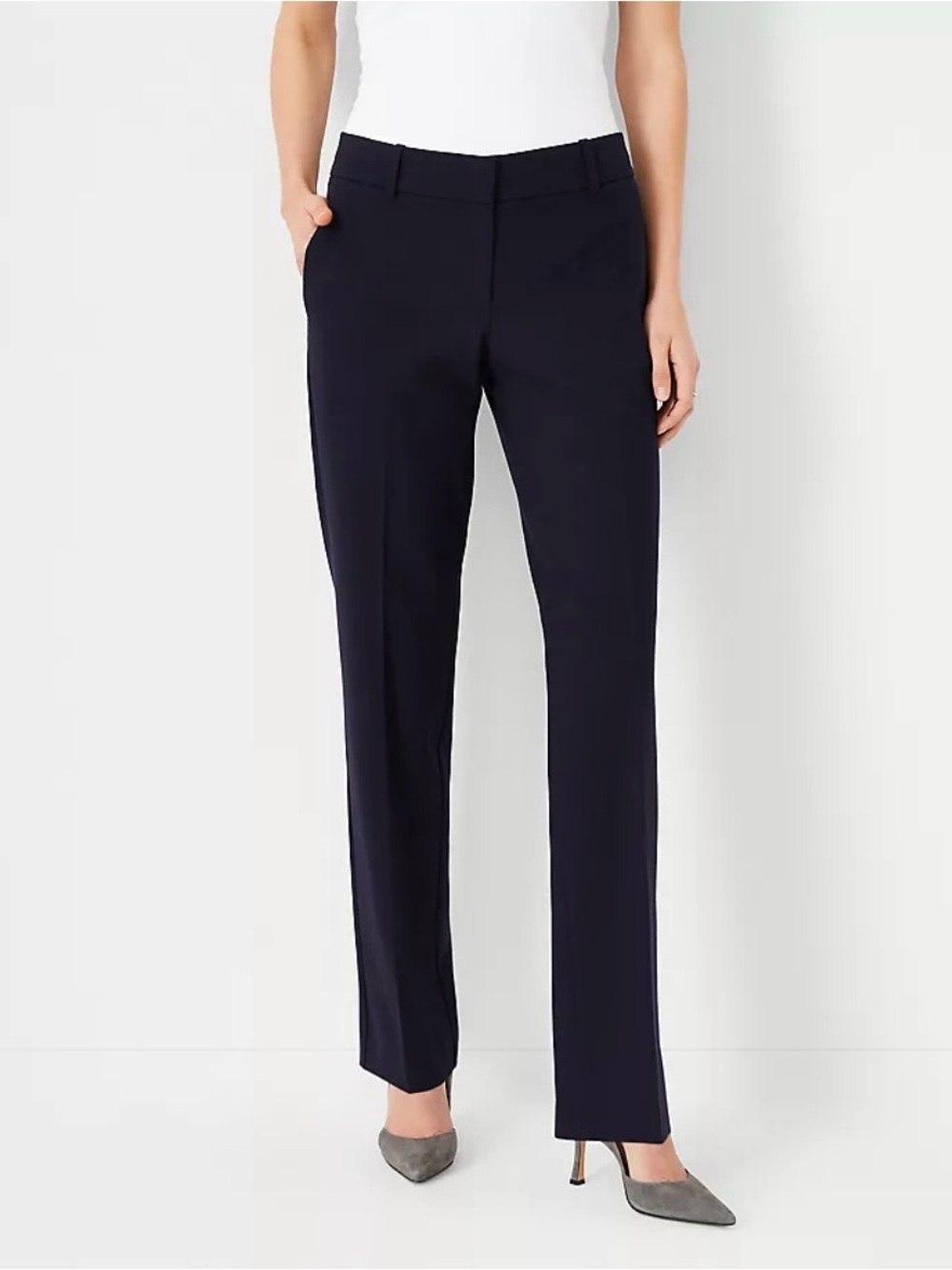 Ann Taylor The Trouser Pant In Seasonless Stretch - Classic Fit